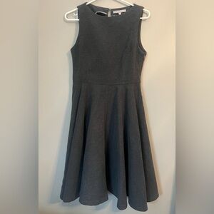 Beckley By Melissa Grey Cotton Wool Blend Sleeveless Keyhole Back Dress Size 6